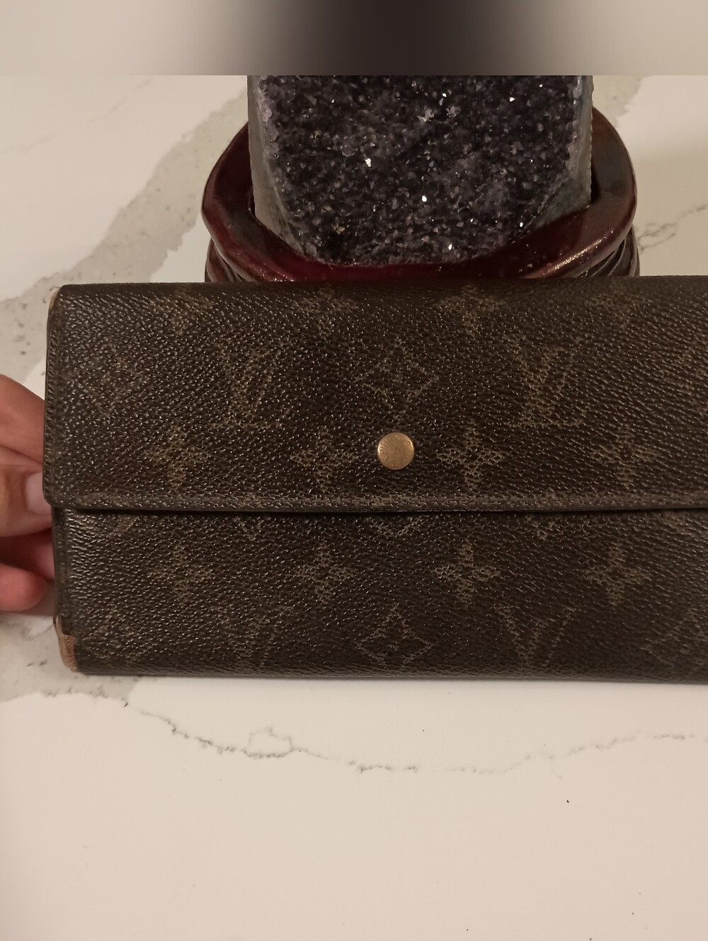 AUTHENTIC Louis Vuitton Monogram Porte Tresor International Trifold Wallet